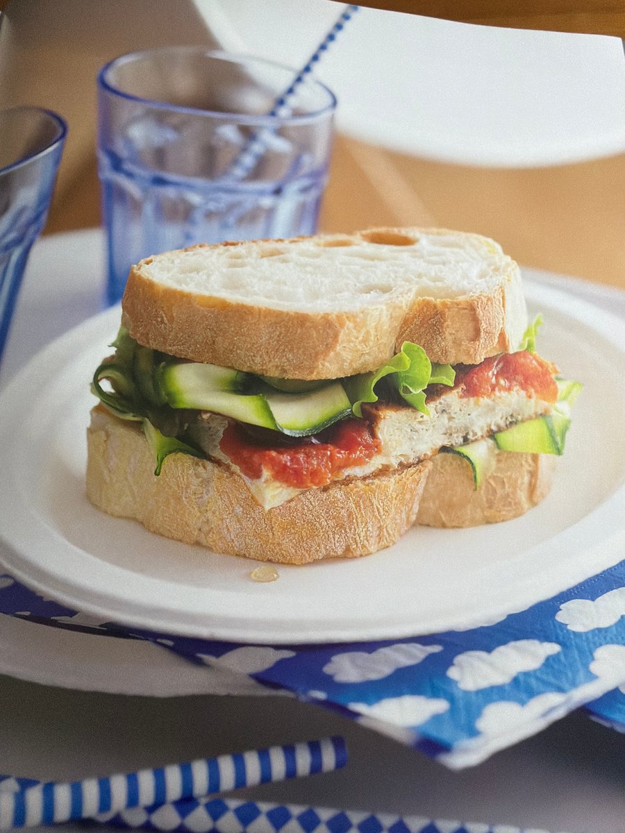 Panino con Frittata e Zucchine